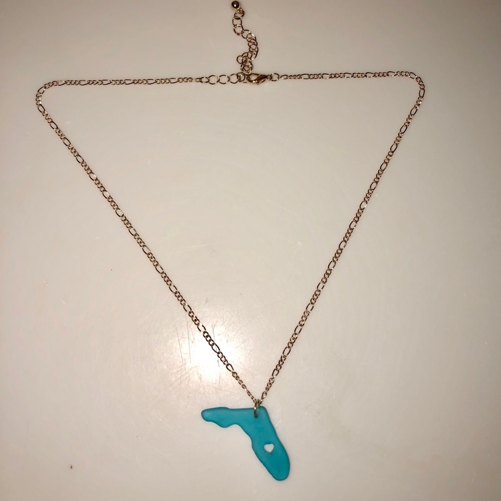Florida seaglass necklace